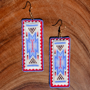 Loom Earrings - Kazunta Artwork - Midsummer Colors